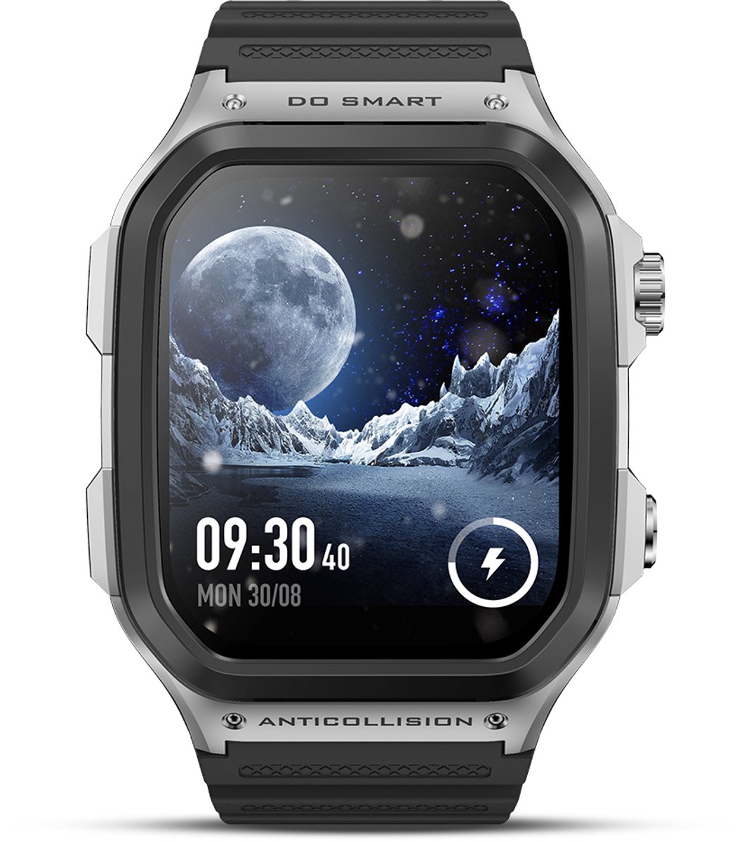 Otiume- Rugged Performance — S6 - Smartwatch - AMOLED - GPS - Waterproof - Sport - Slaap - Energie - Stress tracking - 14 dagen batterijduur