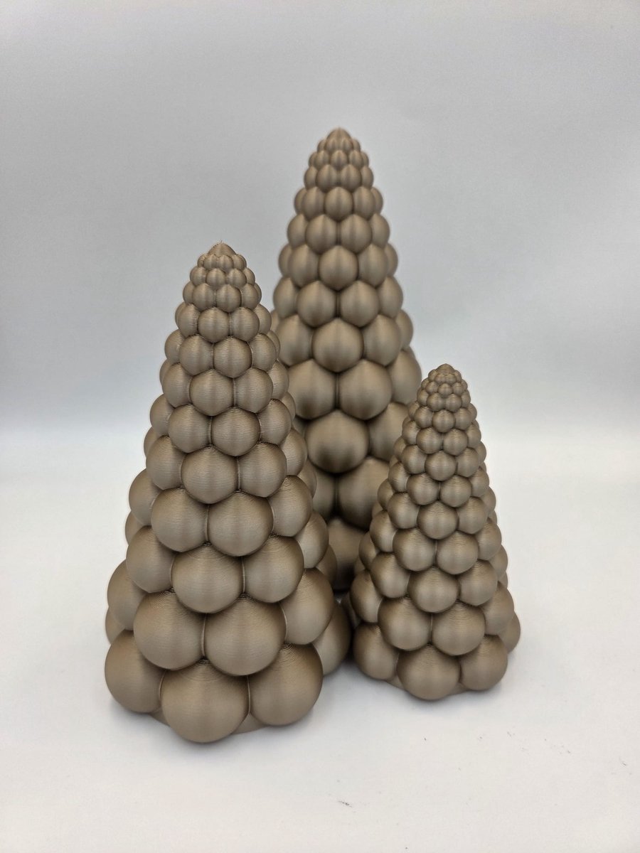 Kerstboom set van 3