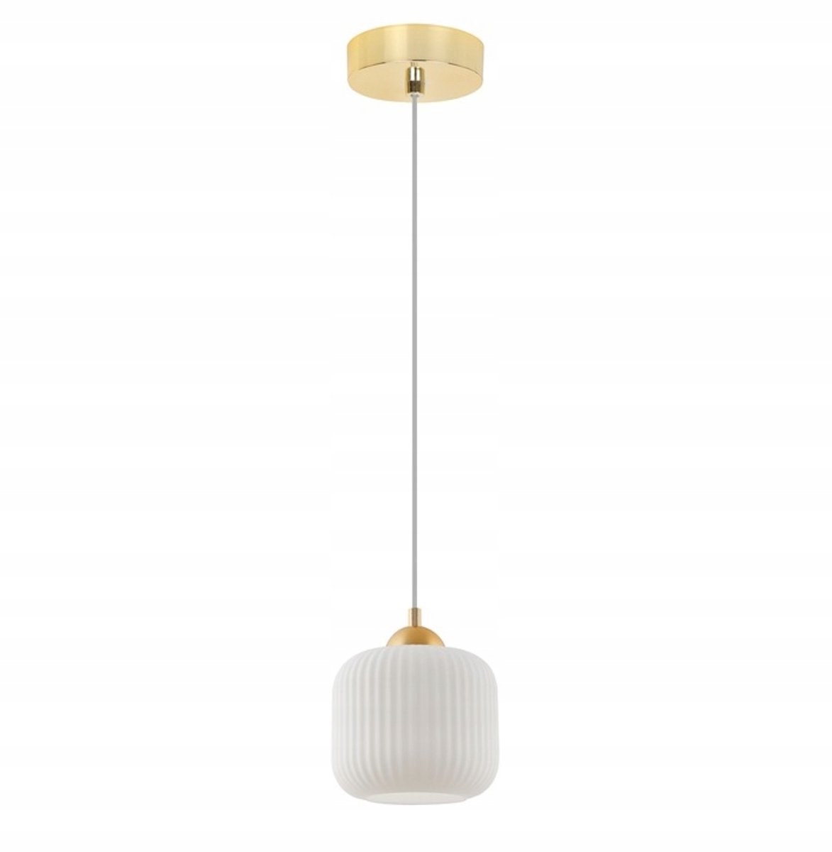 RIFFLE hanglamp met cilindrische, geribbelde kap - Elegant voor tafel & bureau