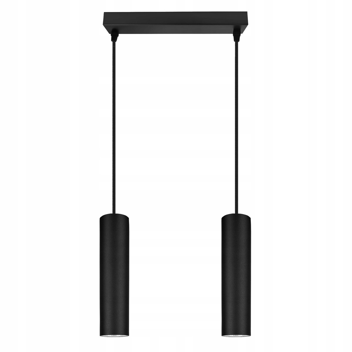 Moderne Zwarte Dubbele Hanglamp Tuba GU10 - Stijlvol & Verstelbaar