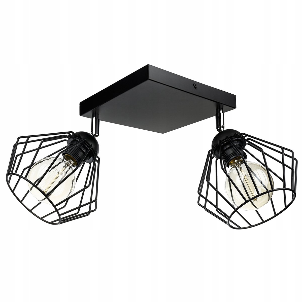 Luxe Hanglamp Edison LED Metaal Zwart Industrieel 50cm