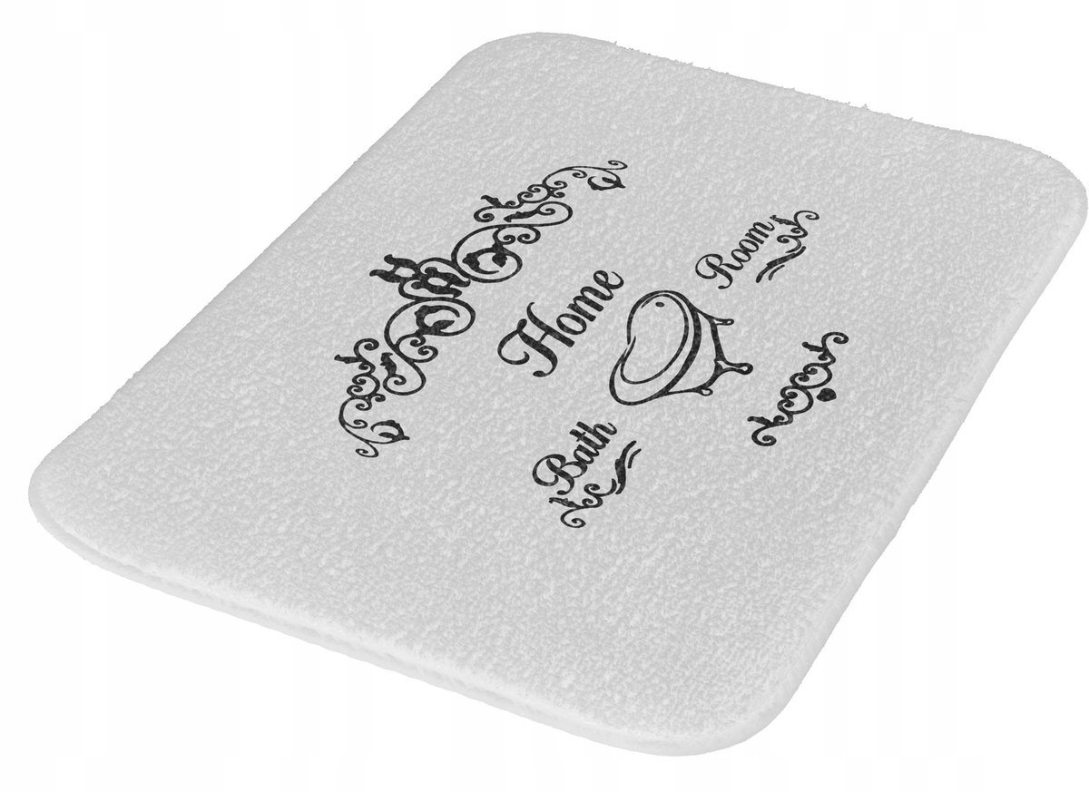 Bisk Badmat 60x40cm Wit - Zacht & Antislip