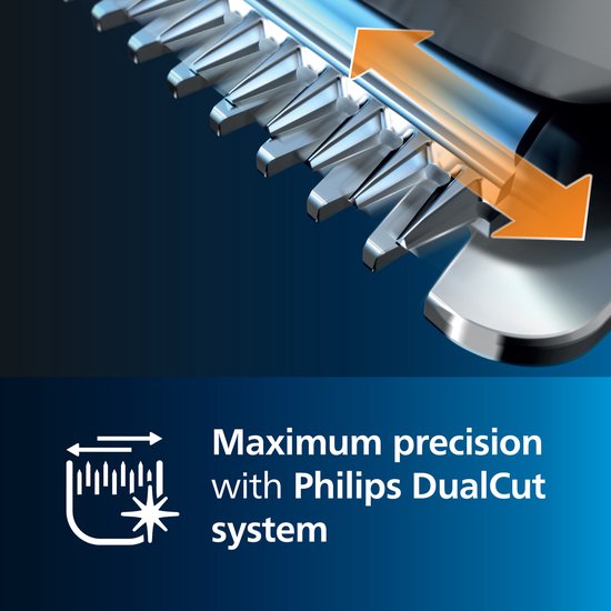 Philips 5000 series Tondeuse à cheveux lavable, technologie Trim-n-Flow PRO