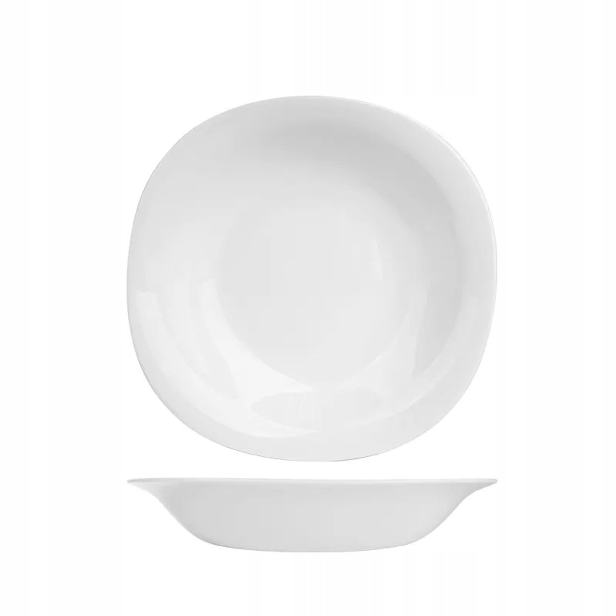 Altom Design Wit Harmony Diep Dinerbord 22,5 cm - Gehard Glas