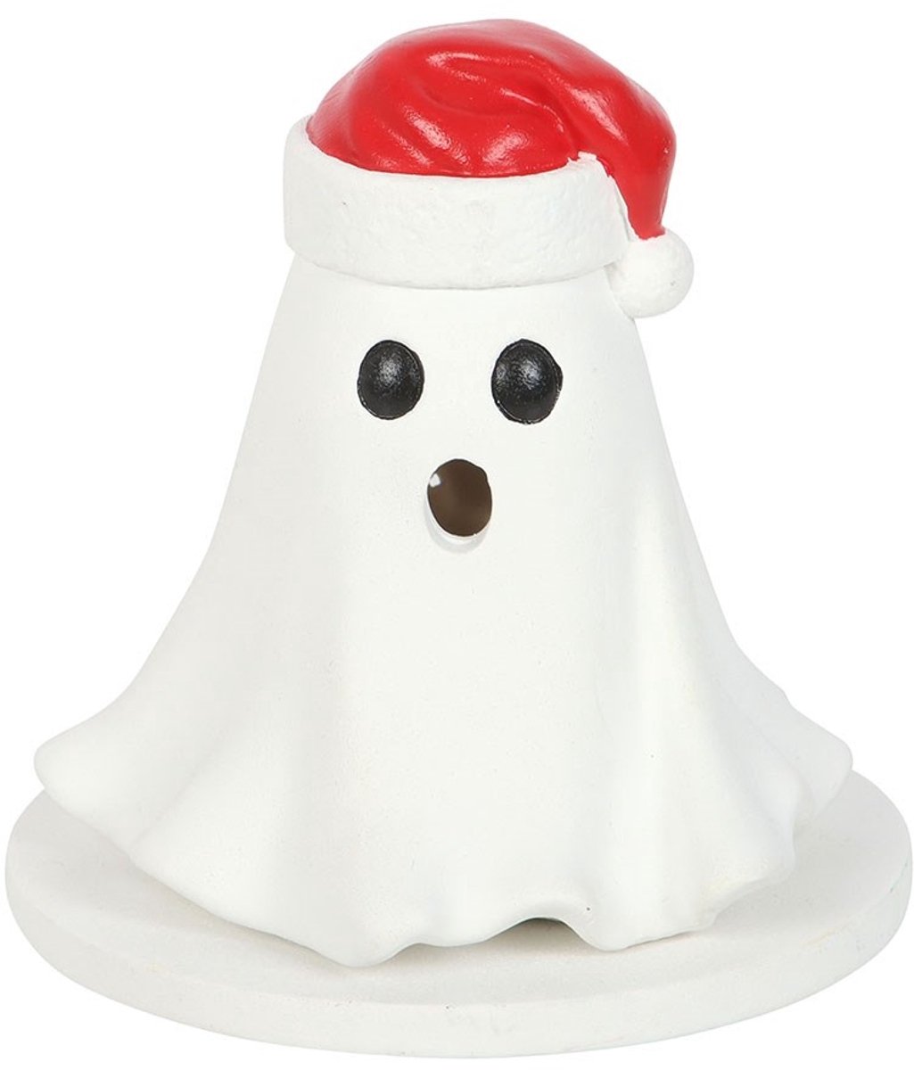 Something Different Ghost with Santa Hat Wierookhouder - Multicolours