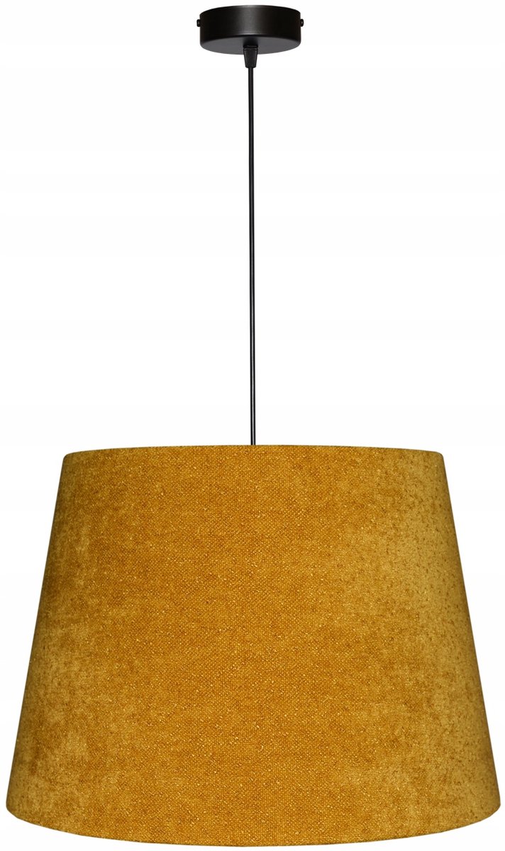 Hanglamp Venosa E27 Kegel 30x40cm Honinggeel Boucle