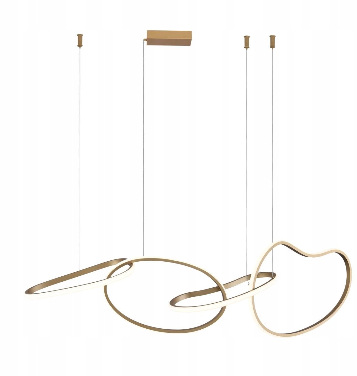 Italux FONTE LED Hanglamp 60W Goud/Geel - Modern Design