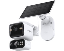 TAPO C645D KIT Beveiligingscamera buiten – Solar – Dual lens- 2K – IP65
