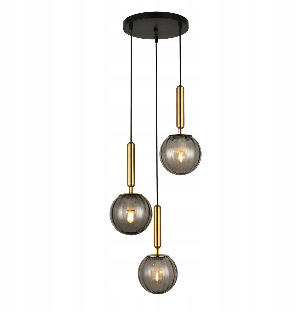 RAVENA Hanglamp PND-2324-3A - Brons & Messing, 3xE27