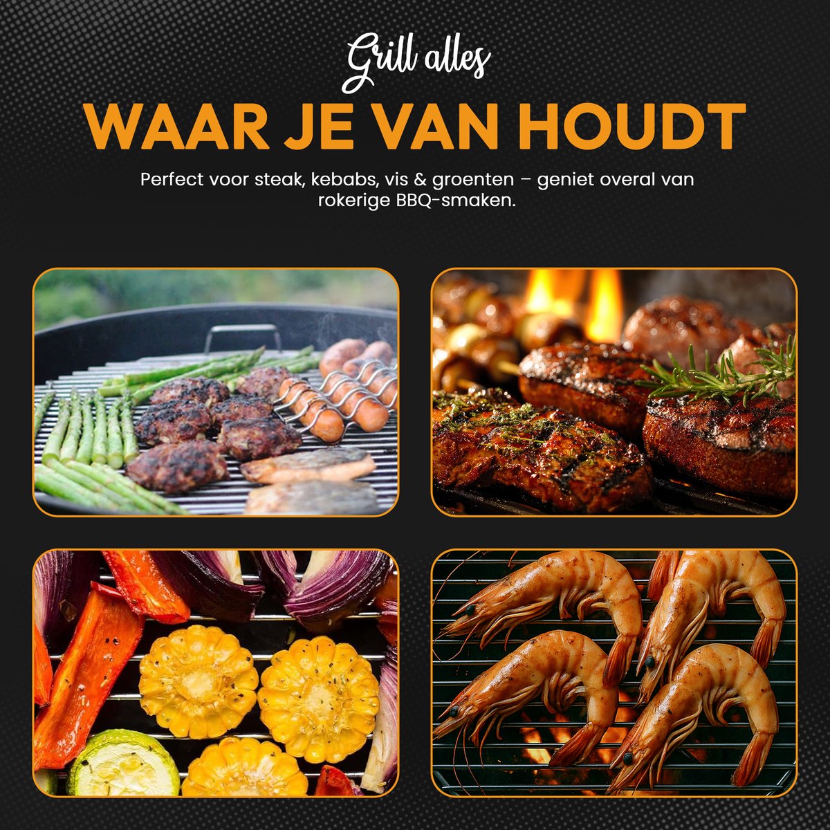 BonFeu BonGrill Grillrooster 100 cm - Voor Vuurschaal 100 cm