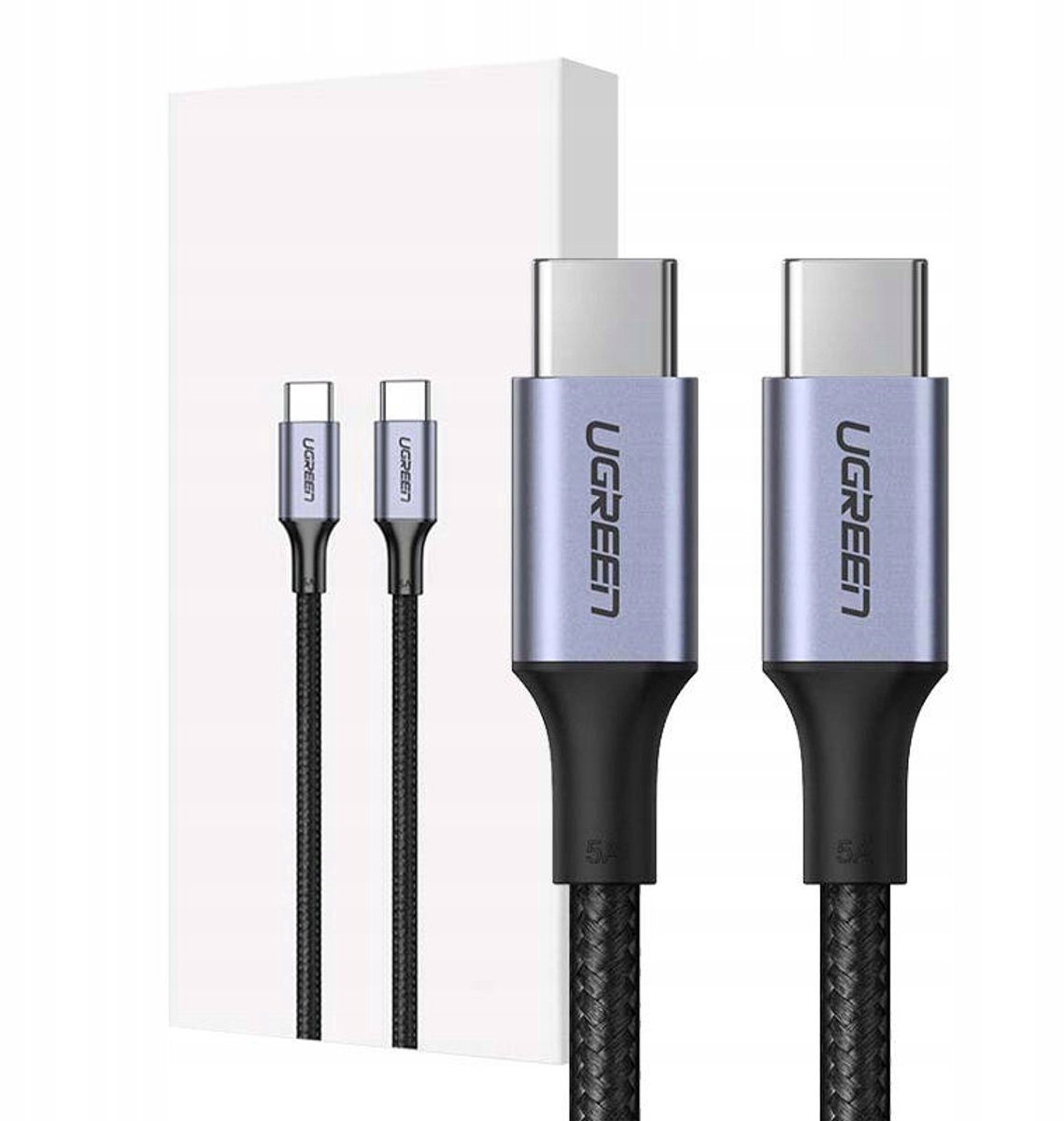 UGREEN USB-C Kabel 100W PD QC 3.0 FCP 1,5m - Snel Laden & Data