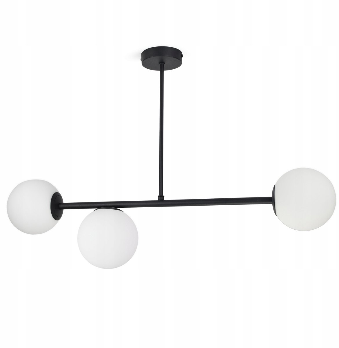 Luxe Plafondlamp met Glazen Bollen, G9, Wit Mat