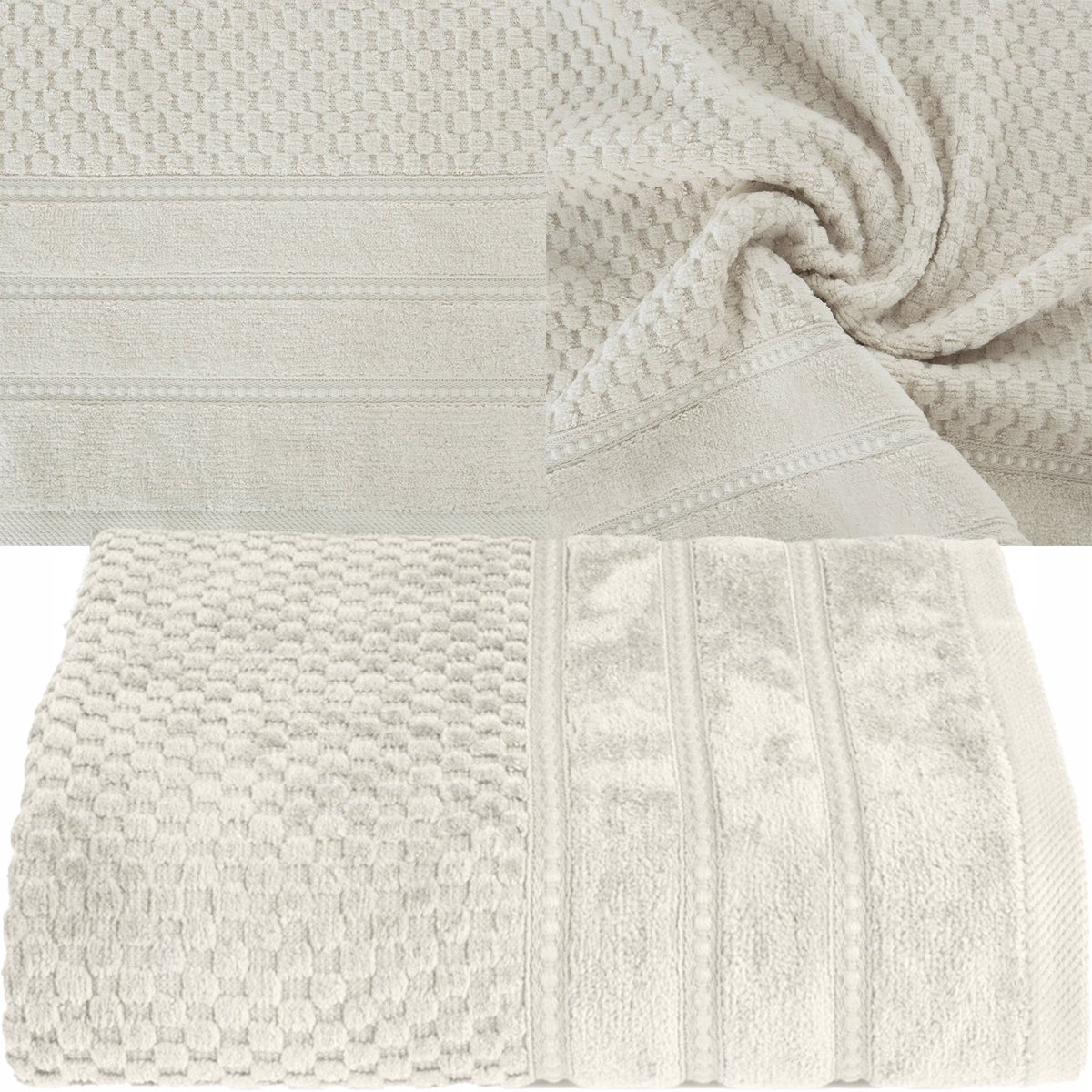 Luxe Beige Badhanddoek 70x140 cm - 100% Katoen, 500 GSM