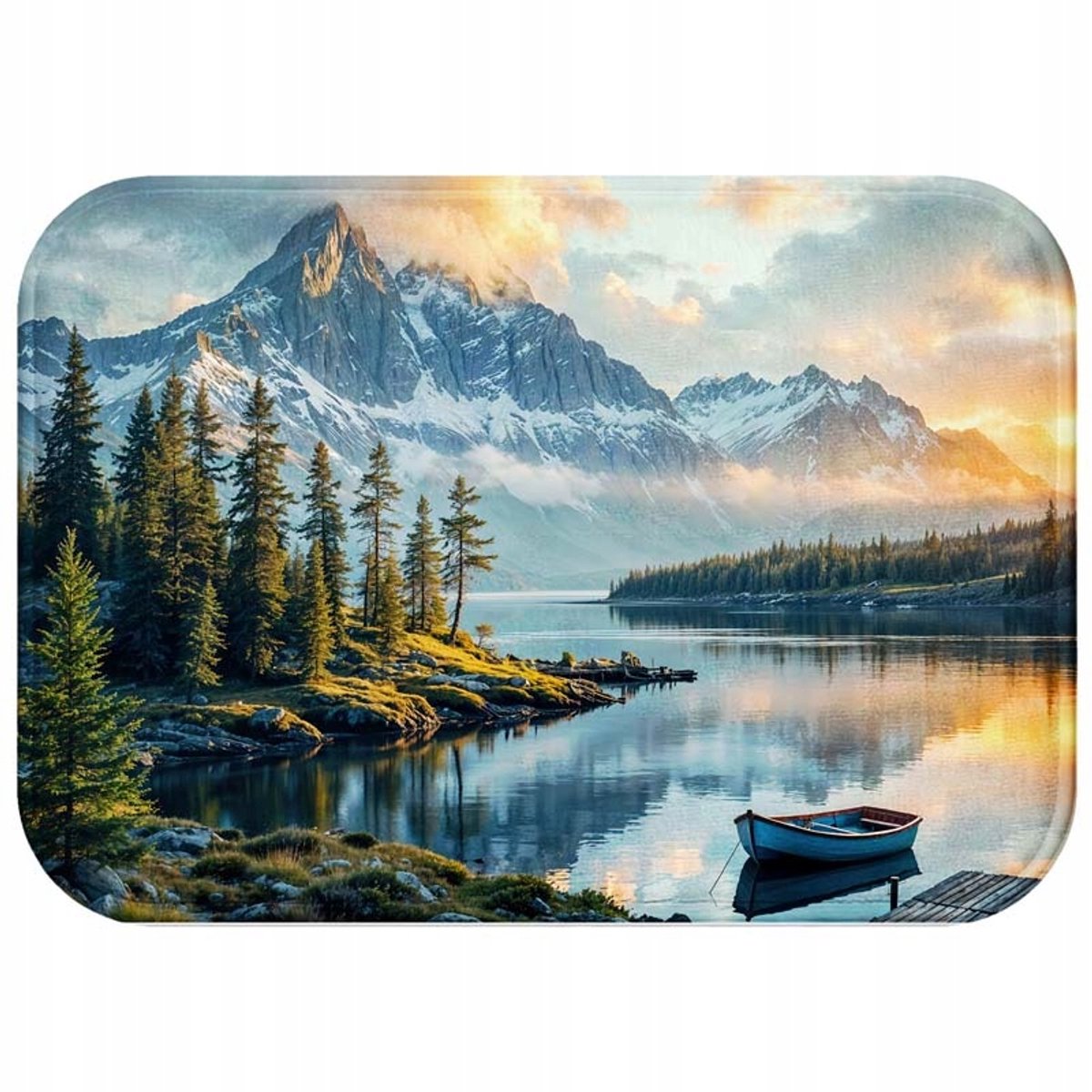 Zachte Badmat 60x40cm Antislip Douchemat met Stijlvolle Antislip Print