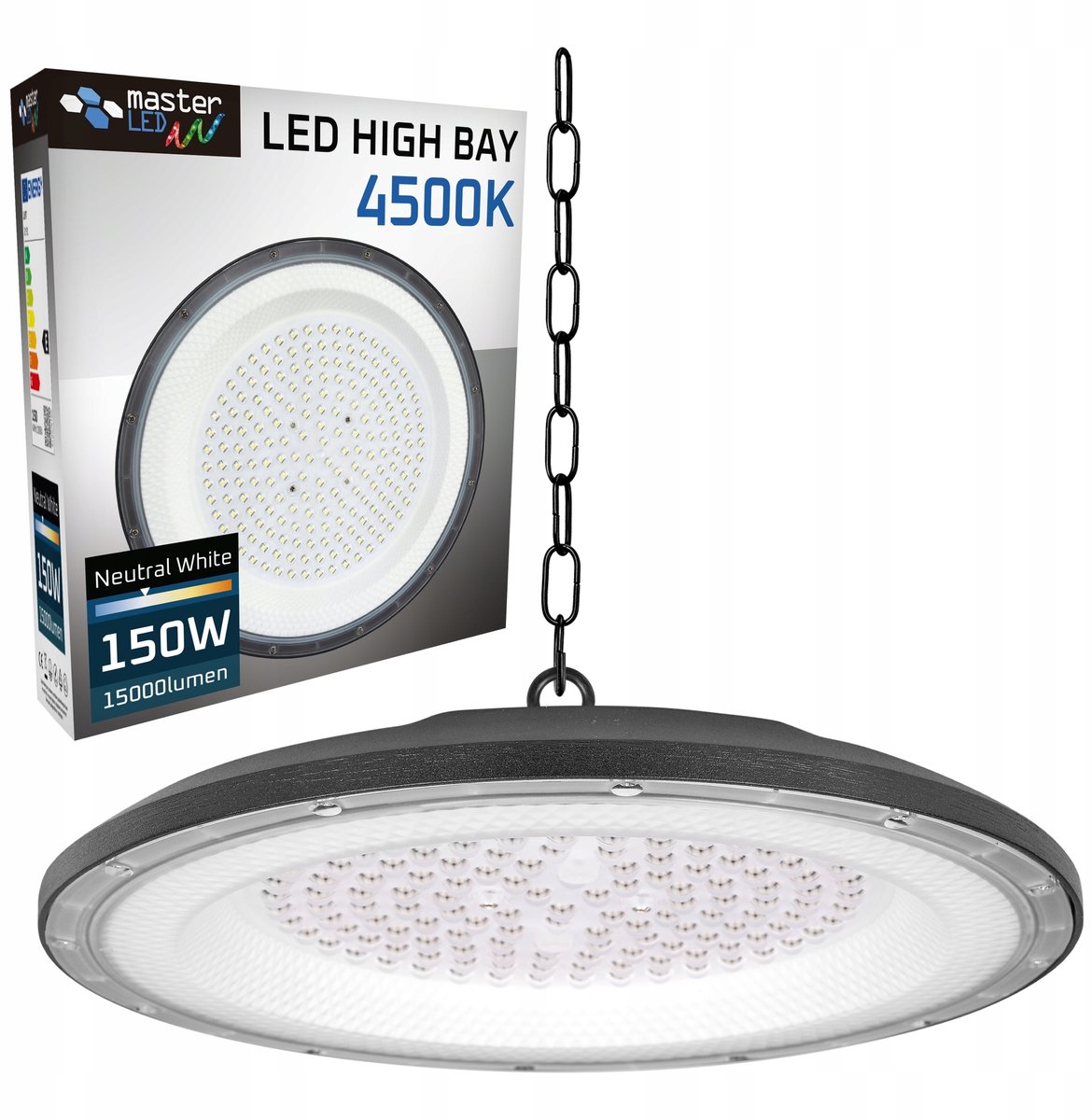 LED UFO High Bay Lamp 150W 15000lm - Industriële Verlichting
