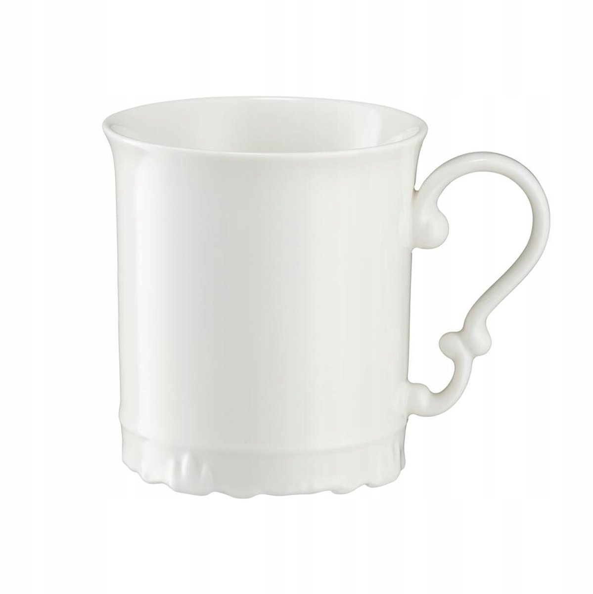 Villa Italia Freddo Mok 300 ml - Handvormig wit porselein