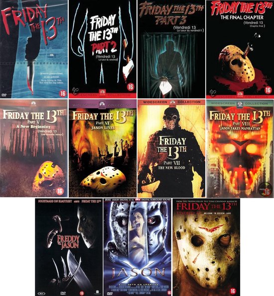 Friday the 13th シリーズ DVD 11本セット Friday the 13th filmreeks 1 t/m 11 set - Horrorfilm met Jason