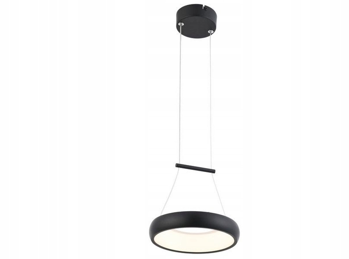 Thea LED hanglamp 12W zwart - modern donut design