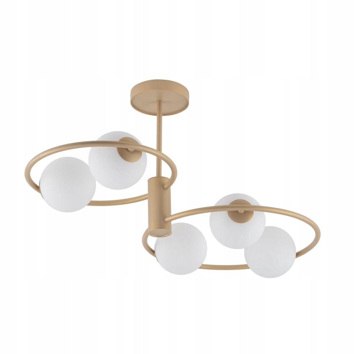 Sigma Lighting AQUA 5 Plafondlamp 33470 - Modern Geel & Goud