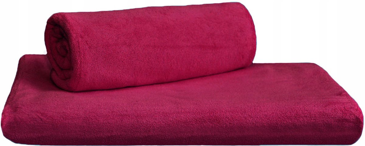 2x Sneldrogende Microvezel Handdoekenset 50x90 + 70x140 cm
