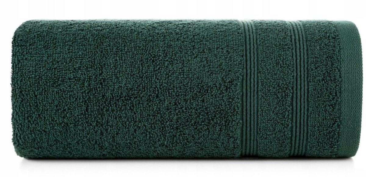 Groene Aline Handdoek 50x90 cm - 100% Katoen, 500 GSM