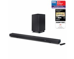 Sharp HT-SBW55121 – 5.1.2 soundbar – 650W – draadloze subwoofer – Dolby Atmos – bluetooth – Q-series – zwart
