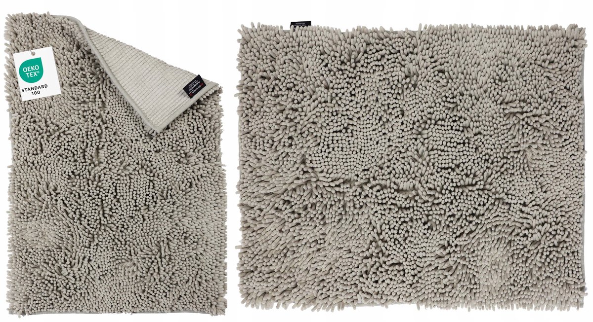 Zacht Beige Badkamer Vloerkleed Regenboog 60x90cm - Absorberend & Antislip