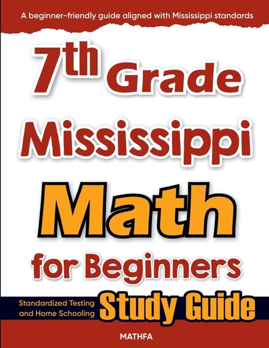 7th Grade Mississippi Math for Beginners - cover
