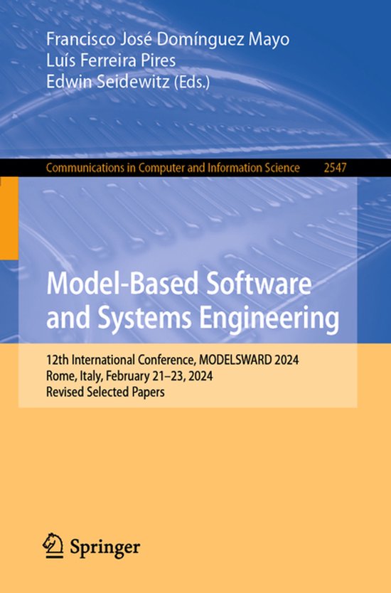 Communications in Computer and Information Science2547- Mode ... - cover