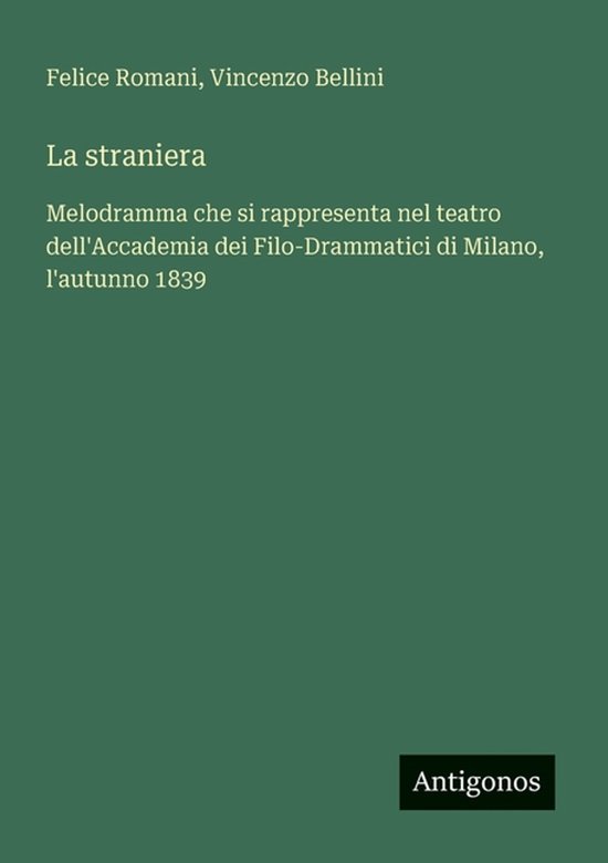 La straniera