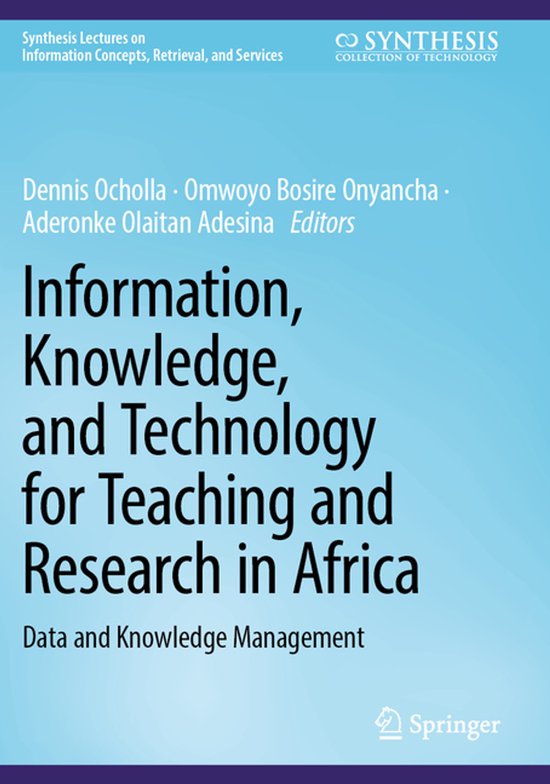 Synthesis Lectures on Information Concepts, Retrieval, and S ... - cover
