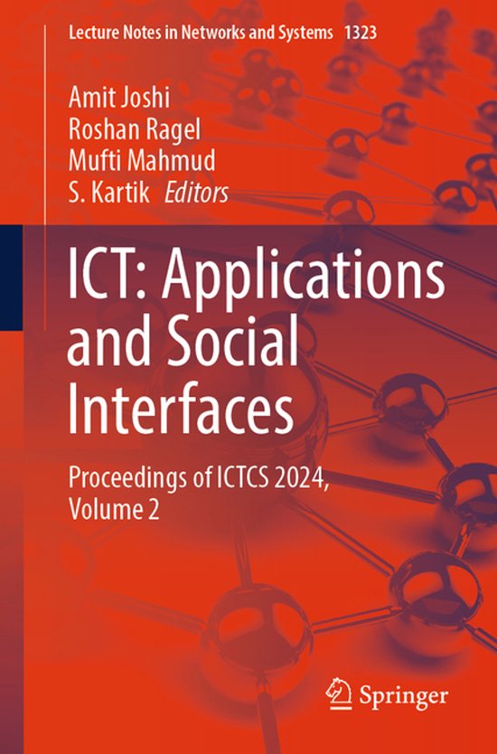 Lecture Notes in Networks and Systems1323- ICT: Applications ... - cover