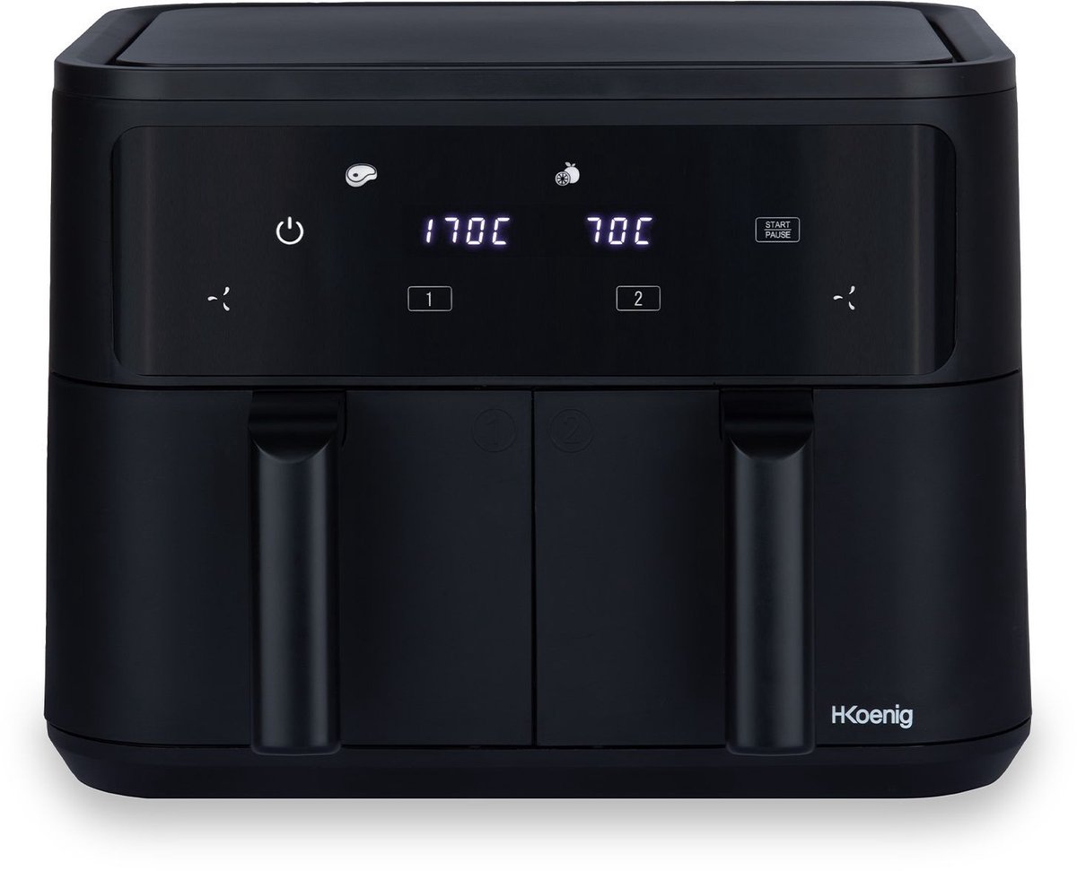 HKoeNIG Olievrije Friteuse - FRY900 - 9L Capaciteit - 4,5L - HKoeNIG - €130,99