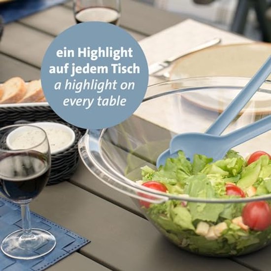Saladebestek - oranje - set van 2