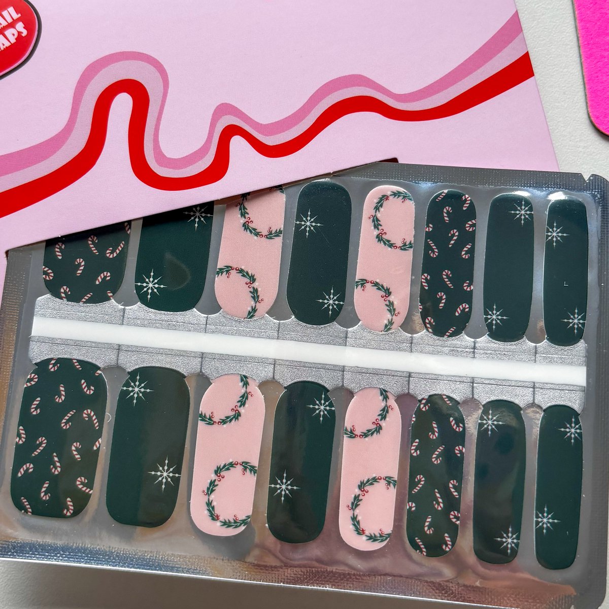Slayo© - Nail Wraps - Nagelstickers Merry Mani - Kerst Nagels - Kerstcadeau - Nagel Wraps - Nail Stickers - DIY - Nail Art - Nagelstickers - GEEN lamp nodig