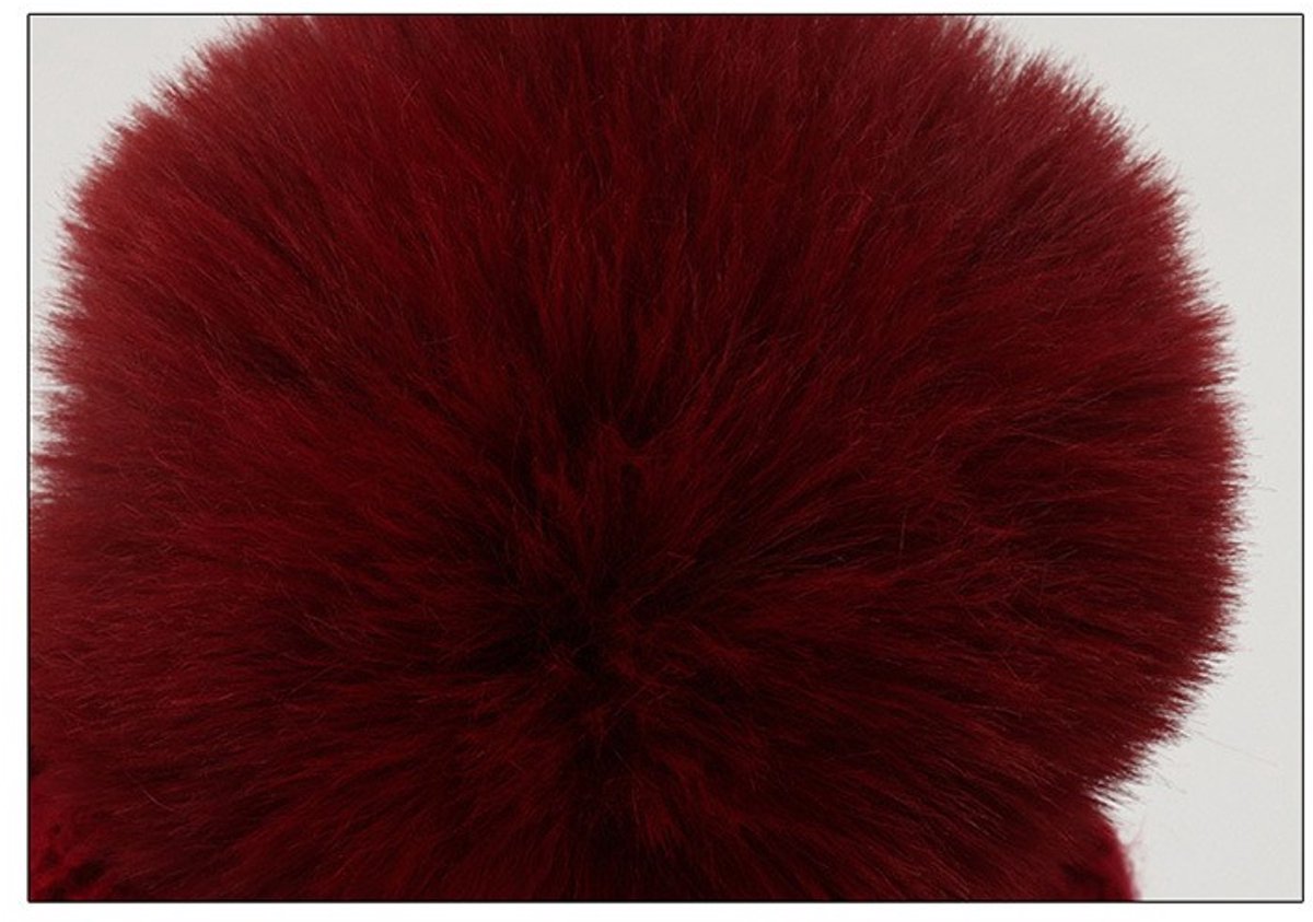 1 stuk dames wintermuts, wollen muts, thermische laag katoen met pompon, dames outdoor skiën,zwart — cadeau in Mode & Accessoires - foto 5