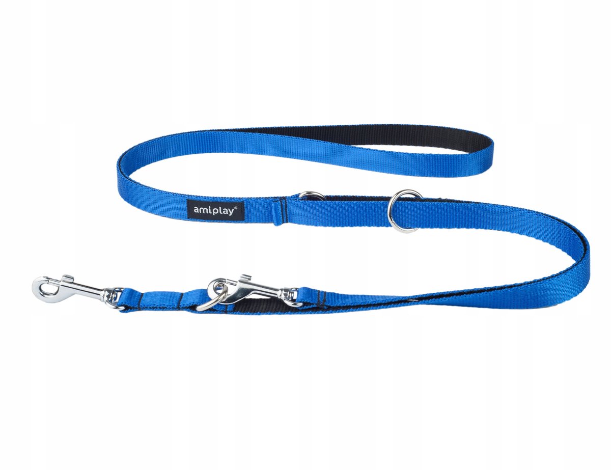Amiplay Twist Verstelbare Hondenlijn 6-in-1 Blauw L