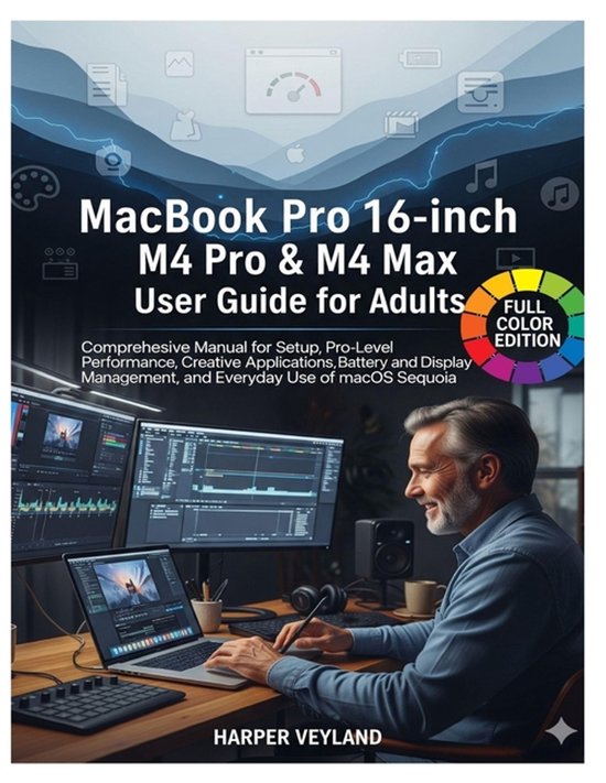Macbook Pro Guide for Adults- MacBook Pro 16-inch M4 Pro & M ... - cover