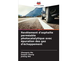 Revêtement d'asphalte perméable photocatalytique avec épuration des gaz d'échappement