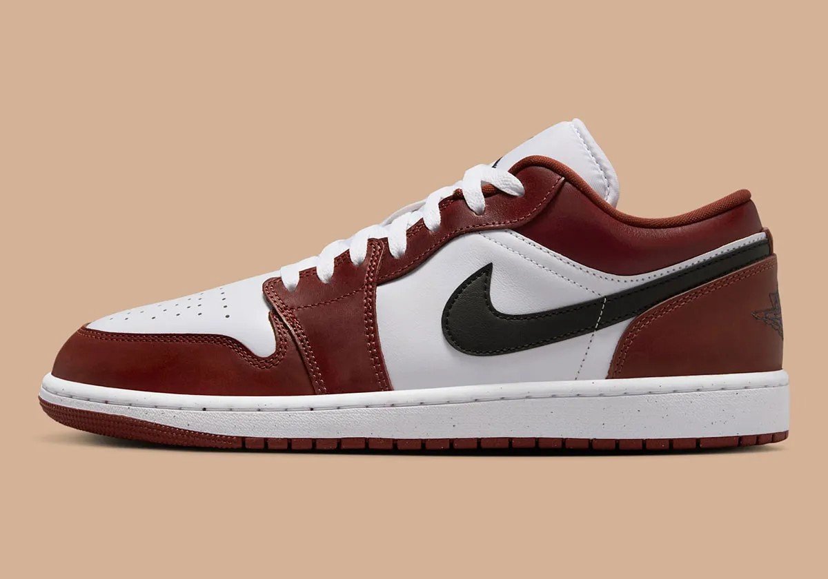 Nike Jordan 1 Low 5Brown Sneakers Unisex Zwart