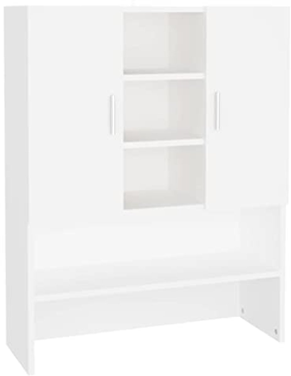 Wastmachine kast 70.5x25.5x90 cm - Wit