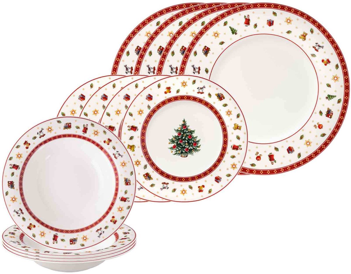 Tellerset Toy's Delight Set van 12
