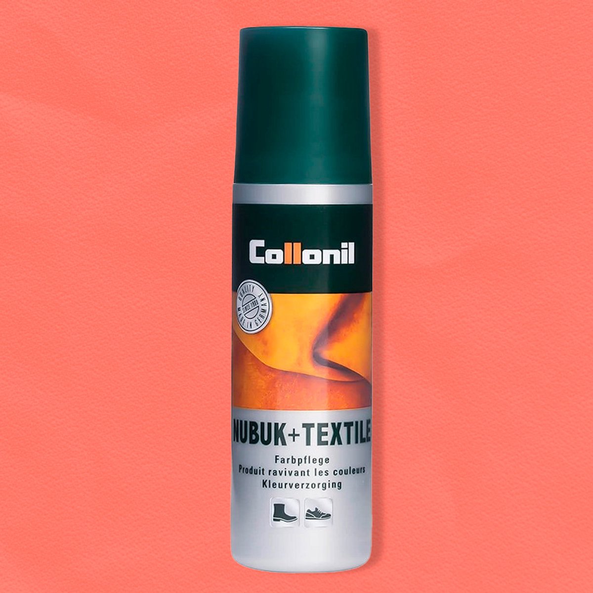Collonil Nubuck + Textile | Frist kleuren op | Geschikt voor: Suède, Nubuck & Textiel | Kleur: Koraal | 100ml