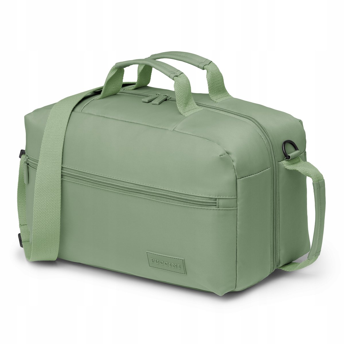 Puccini Reistas Handbagage Groen Nylon - Ideaal voor Vluchten