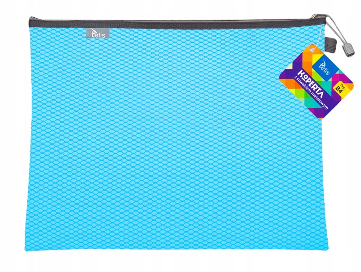 TETIS B4 Map met Rits - Blauw