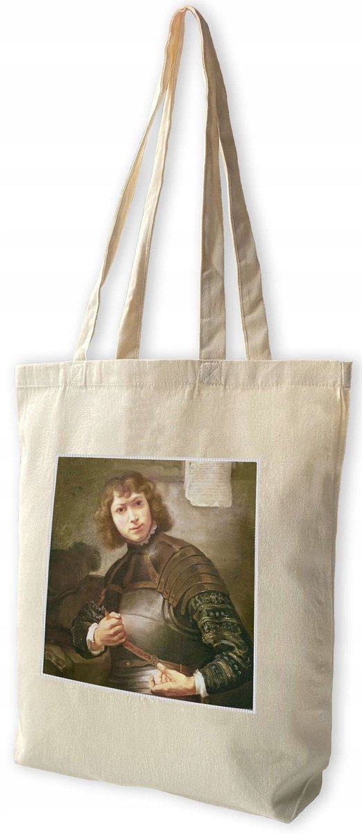 Shopper Tas met Rembrandt Print - Grote Canvas Tas