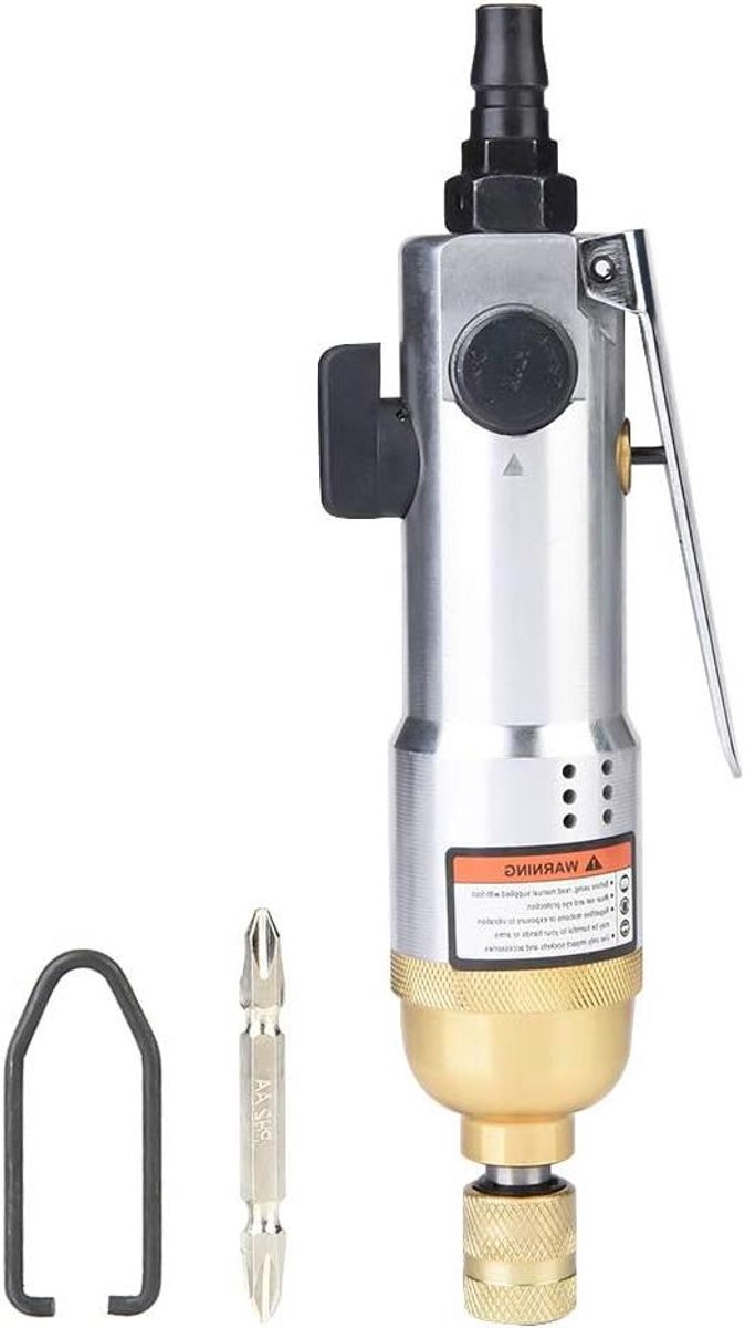 Pneumatische luchtschroevendraaier 1-4" rechtshandig | Industrieel gereedschap voor lichte industrie | Omkeerbare schroevendraaier 9000 RPM