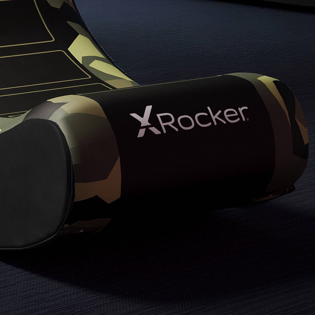 Gamestoel - Geo camo - inklapbaar - video rocker - groen (X - afbeelding 3