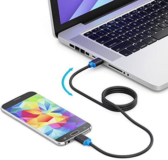 1m Micro USB 3.0 Datakabel tot 5 Gbit/s voor Smartphones, Tablets en Externe Harde Schijven — afbeelding 3