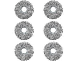 Veeg voor Roborock Qrevo / Qrevo MaxV / Qrevo S / Qrevo Curve / Saros 10R [set 6] Herbruikbare wasbare dweil